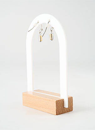 Boucles d’oreilles ornement pierre argent TATA GISELE femme