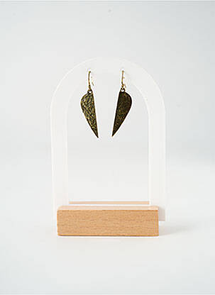 Boucles d’oreilles fermeture crochet or TATA GISELE femme