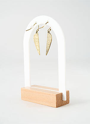 Boucles d’oreilles matériaux métal or TATA GISELE femme
