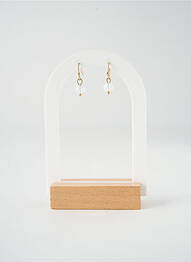 Boucles d’oreilles ornement pierre or TATA GISELE femme
