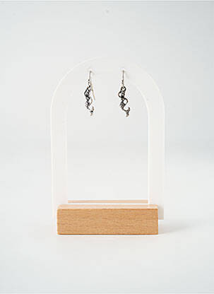 Boucles d’oreilles matériaux métal argent TATA GISELE femme