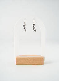 Boucles d’oreilles matériaux métal argent TATA GISELE femme