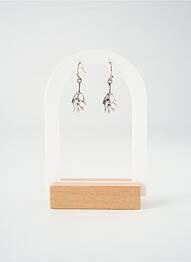 Boucles d’oreilles matériaux métal argent TATA GISELE femme