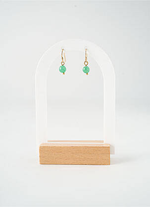 Boucles d’oreilles ornement pierre or TATA GISELE femme
