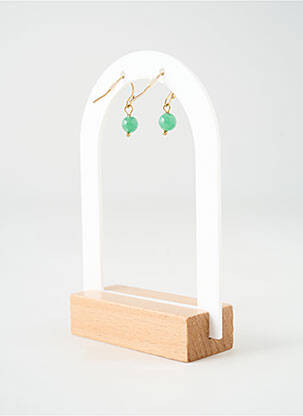 Boucles d’oreilles ornement pierre or TATA GISELE femme