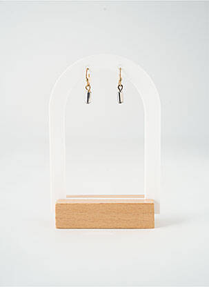 Boucles d’oreilles ornement pierre or TATA GISELE femme