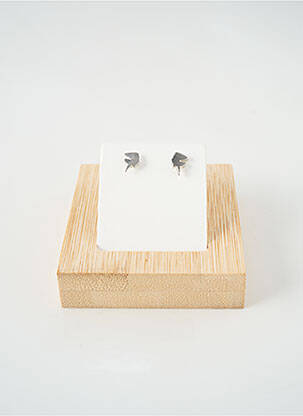 Boucles d’oreilles matériaux métal argent TATA GISELE femme