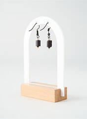 Boucles d’oreilles marron TATA GISELE pour femme seconde vue