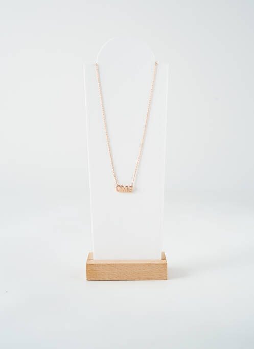 Collier matériaux métal or TATA GISELE femme