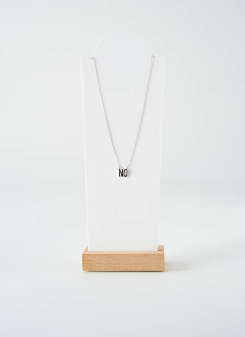 Collier matériaux métal argent TATA GISELE femme