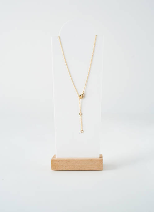 Collier ornement oxyde de zirconium or TATA GISELE femme