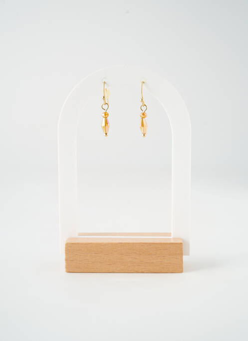 Boucles d’oreilles ornement pierre or TATA GISELE femme
