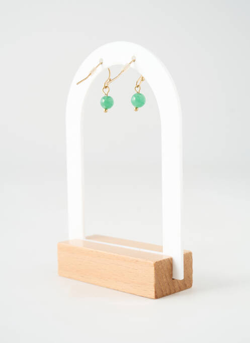 Boucles d’oreilles ornement pierre or TATA GISELE femme