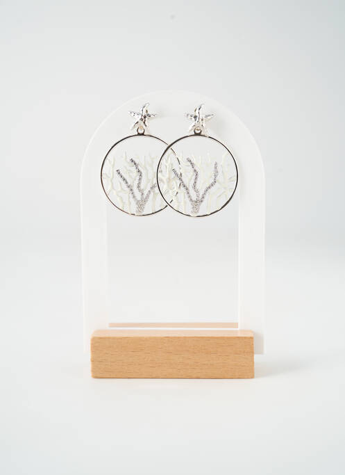 Boucles d’oreilles argent TATA GISELE pour femme