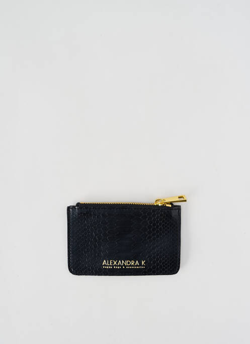 Porte-monnaie noir ALEXANDRA K pour femme
