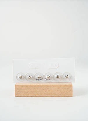 Boucles d’oreilles matériaux métal argent TATA GISELE femme