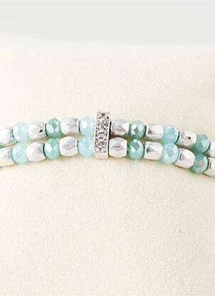Bracelet ornement perles bleu TATA GISELE femme