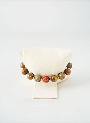 Bracelet ornement perles marron TATA GISELE femme
