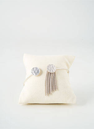Bracelet jonc matériaux métal argent TATA GISELE femme