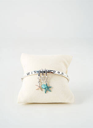 Bracelet jonc matériaux métal argent TATA GISELE femme