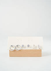 Boucles d’oreilles argent TATA GISELE pour femme seconde vue