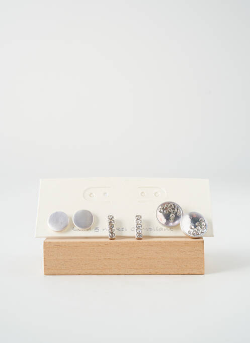 Boucles d’oreilles argent TATA GISELE pour femme