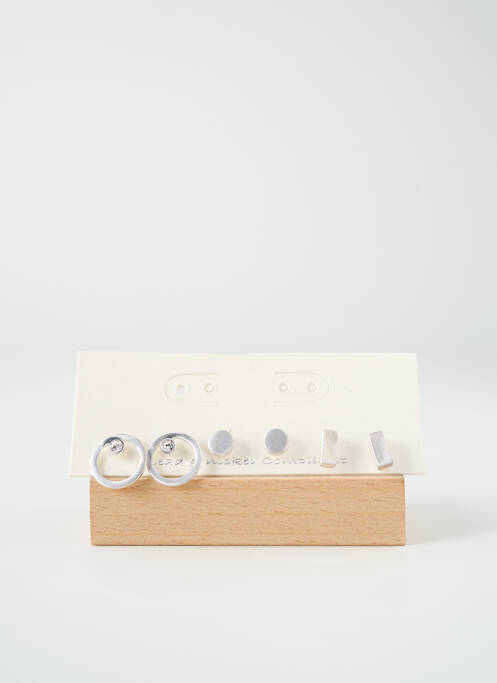 Boucles d’oreilles argent TATA GISELE pour femme