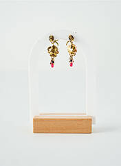 Boucles d’oreilles orange NACH pour femme seconde vue