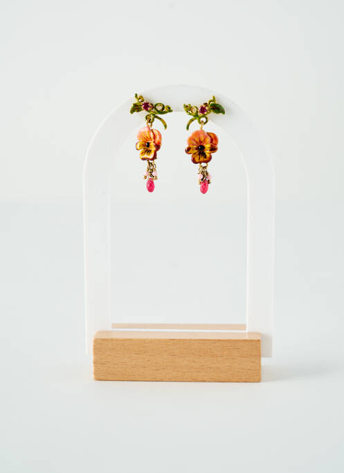 Boucles d’oreilles orange NACH pour femme