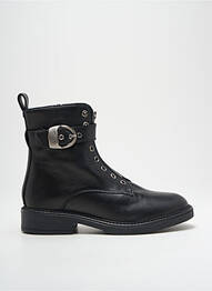 Bottines/boots matière lisse talon plat jusqu'à 3cm noir MYMA femme