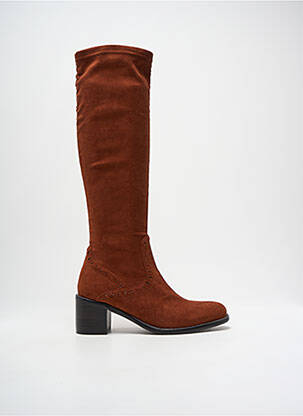 Bottes talon bottier talon de 4 à 6cm marron ADIGE femme