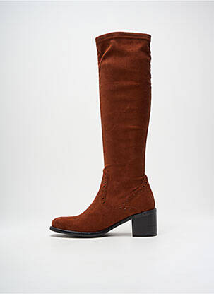 Bottes talon bottier talon de 4 à 6cm marron ADIGE femme