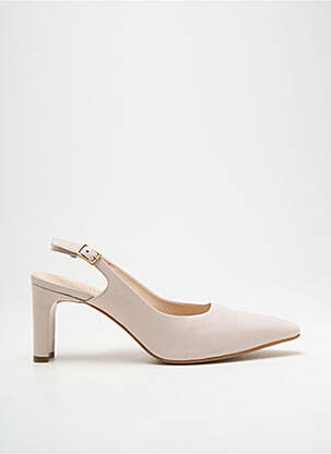 Escarpins fermeture boucle(s) talon de 4 à 6cm beige ROSEMETAL femme