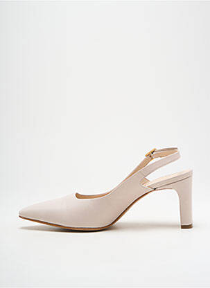 Escarpins fermeture boucle(s) talon de 4 à 6cm beige ROSEMETAL femme
