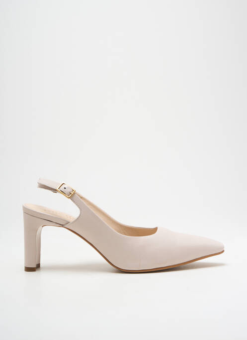 Escarpins fermeture boucle(s) talon de 4 à 6cm beige ROSEMETAL femme
