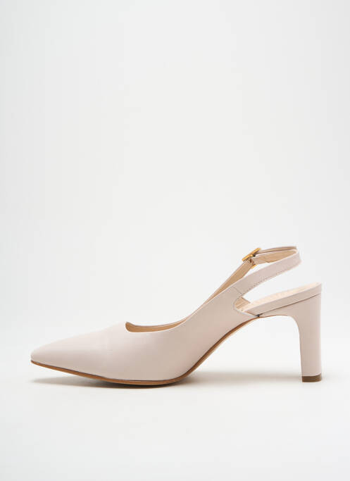 Escarpins fermeture boucle(s) talon de 4 à 6cm beige ROSEMETAL femme