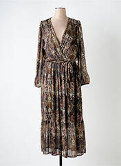 Robe longue marron LA FEE MARABOUTEE pour femme seconde vue