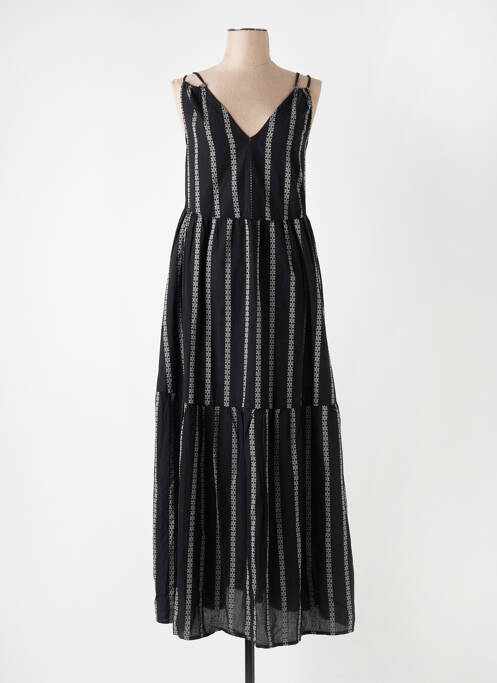 Robe longue noir FOR EVER pour femme