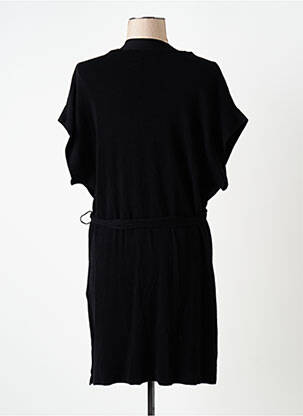 Gilet manches courtes coupe droite noir KAFFE femme