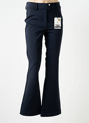 Pantalon flare taille normale taille normale bleu SUN VALLEY femme