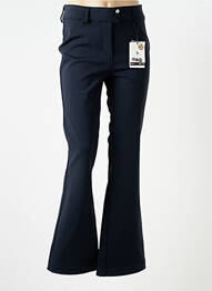 Pantalon flare taille normale taille normale bleu SUN VALLEY femme