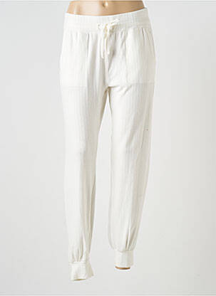 Jogging stretch taille normale blanc SUN VALLEY femme