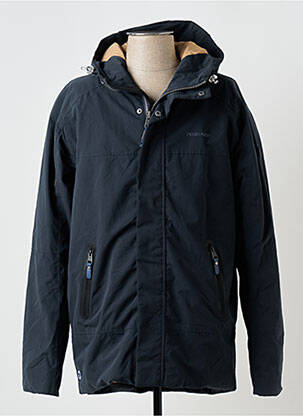 Parka manches longues a capuche bleu RAGWEAR homme