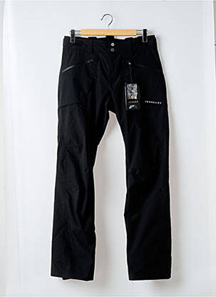 Pantalon droit sport ski taille normale noir SUN VALLEY homme