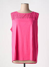Débardeur coupe droite sans manche rose JENSEN femme