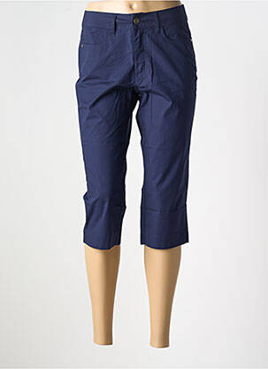 Pantacourt stretch bleu JENSEN femme