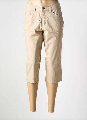 Pantacourt stretch beige JENSEN femme