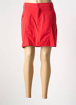 Jupe courte coupe droite rouge S.QUISE femme