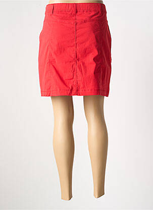 Jupe courte coupe droite rouge S.QUISE femme