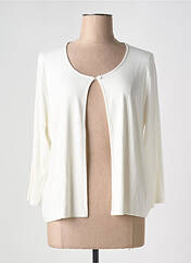 Gilet manches longues blanc TELMAIL pour femme seconde vue